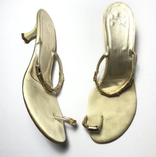 Giuseppe zanotti y2k vtg gold - zanotti,
